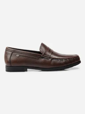 Mens Premium Brown Leather Loafer Shoes (Product ID1162)