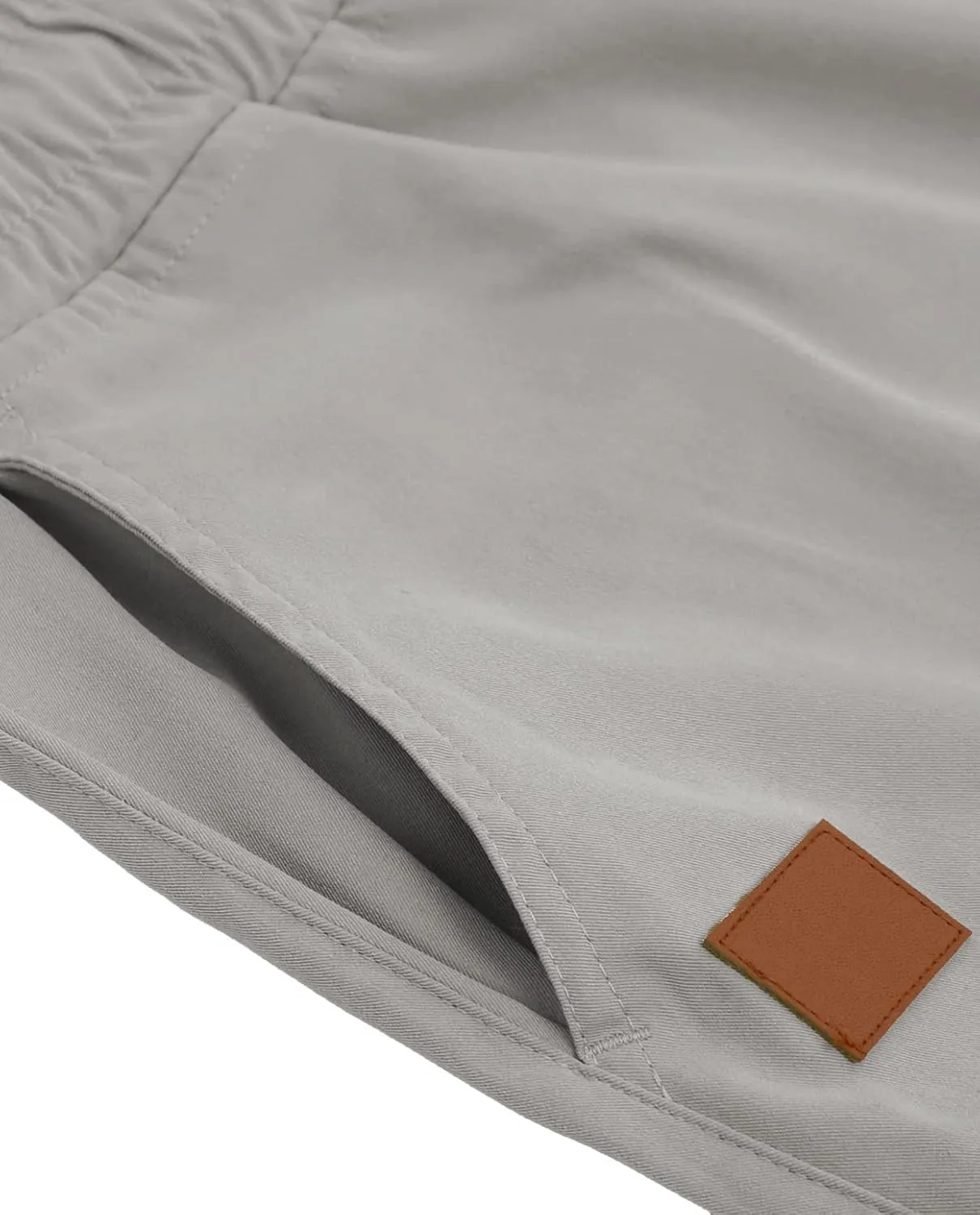 Men's Casual Classic Fit Athletic Workout Golf Cotton Cargo Shorts With 4 Pockets for Summer Beach