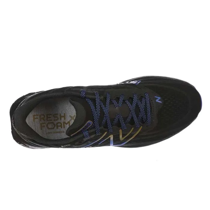 Mens New Balance Fresh Foam 880v13 Gore-Tex in Black/Marine Blue