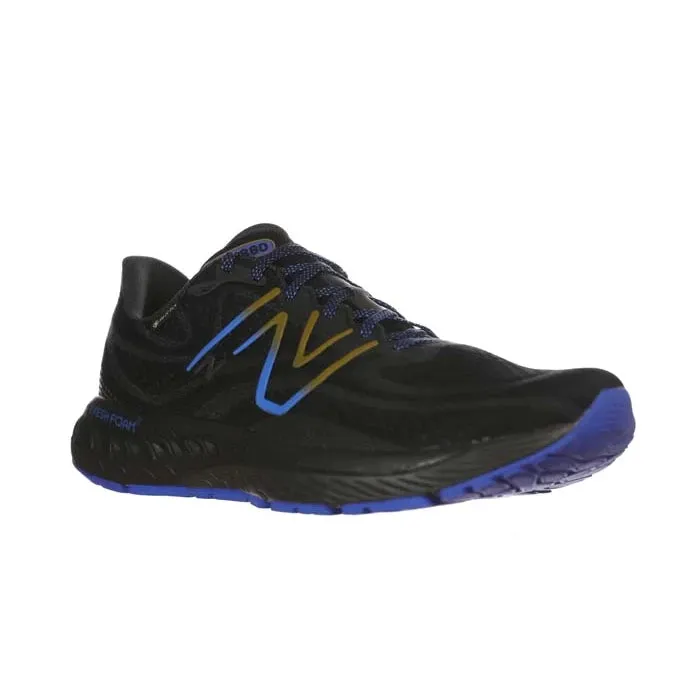 Mens New Balance Fresh Foam 880v13 Gore-Tex in Black/Marine Blue