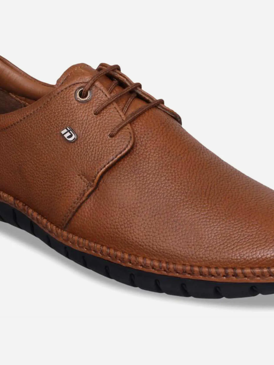 Men's Tan Comfort Fit Semi Formal Lace Up (ID2072)