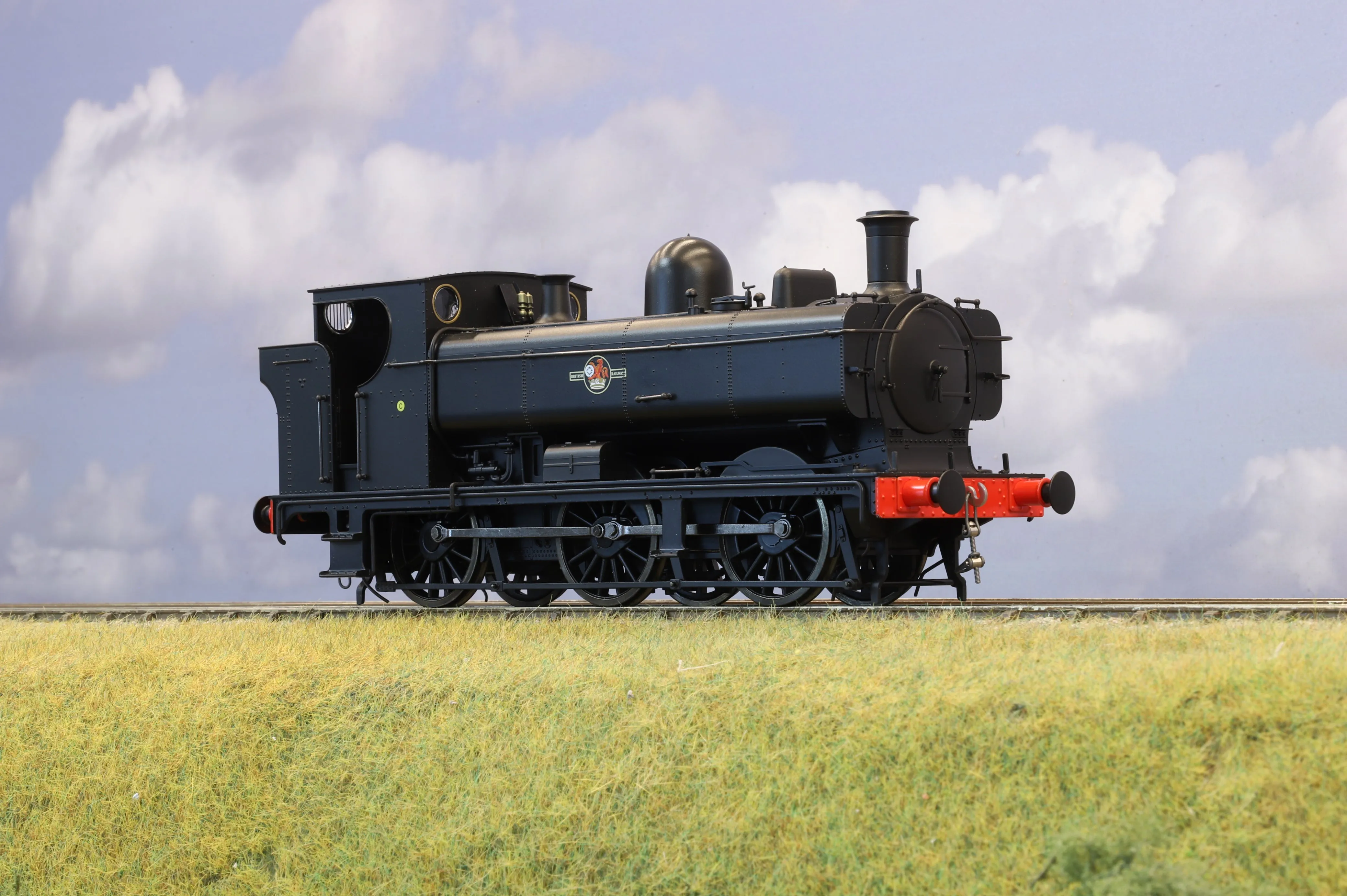 Minerva Finescale O Gauge GWR Class 57xx Pannier Tank BR Black (Late Crest) Unnumbered