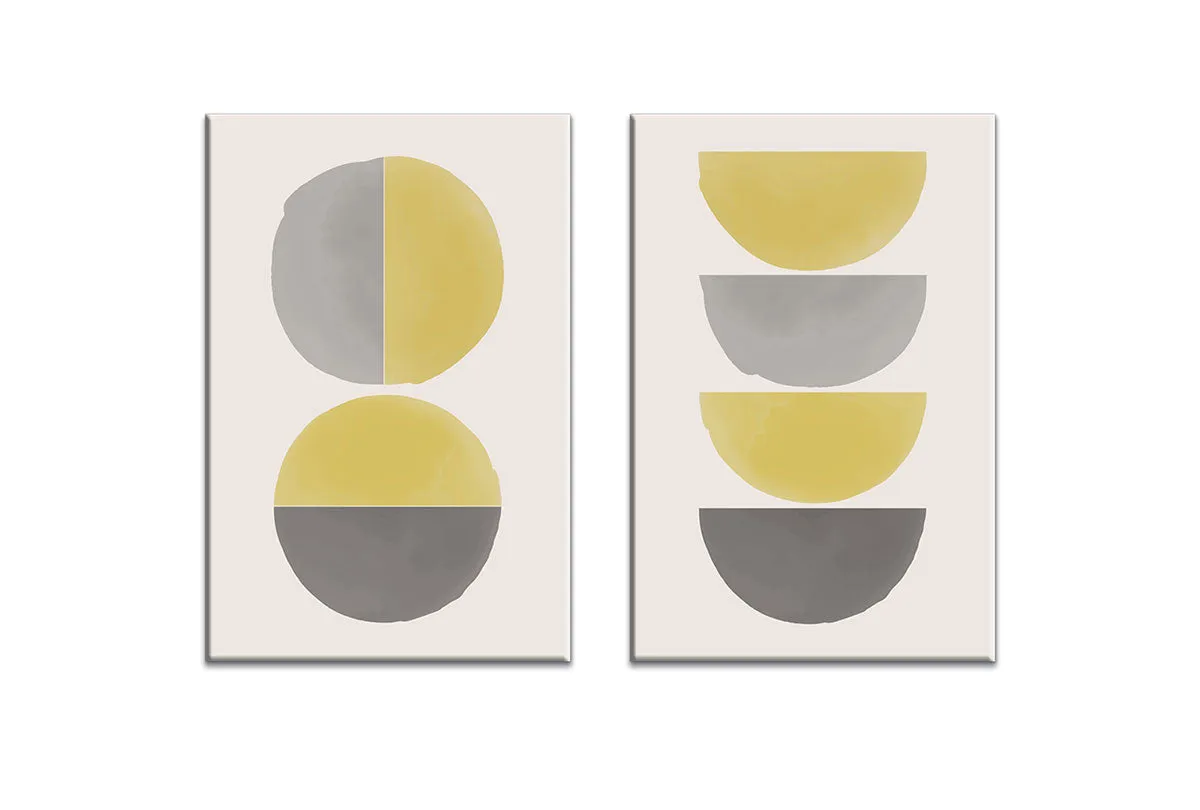 Minimalist Abstract Set 2AB | Abstract Wall Art Print
