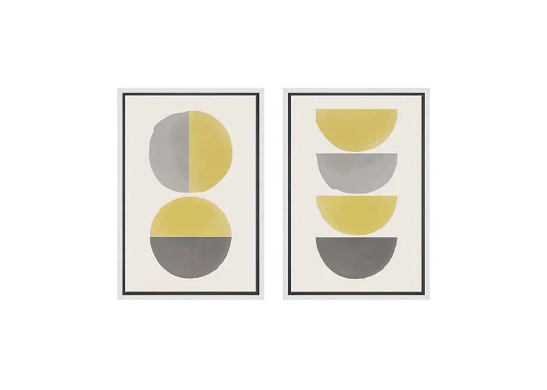 Minimalist Abstract Set 2AB | Abstract Wall Art Print