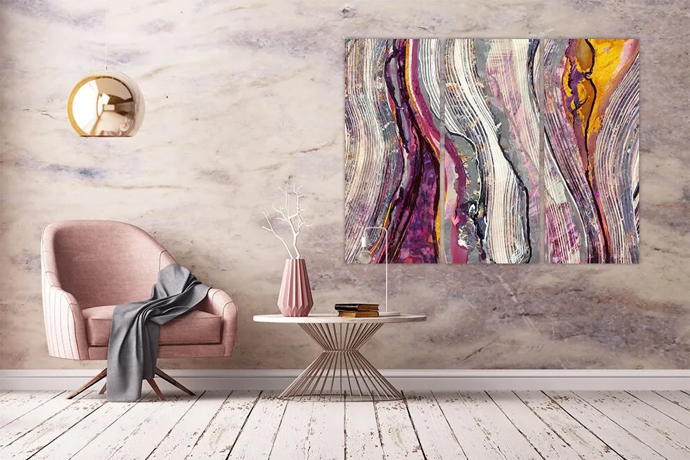 Modern abstract art Abstract wall art paintings on canvas, home wall decor, canvas painting, abstract print Luxury wall art multi panel art