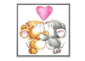 Mouse Love | Canvas Art Print