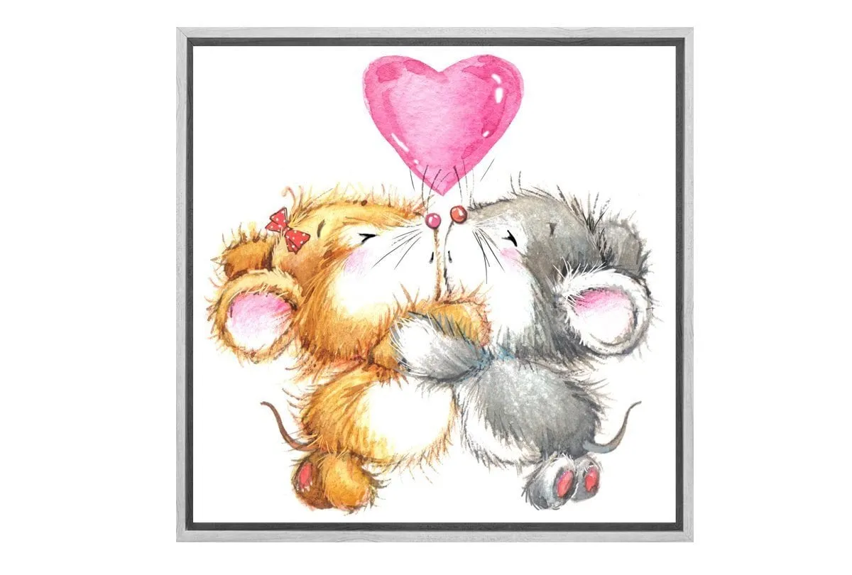 Mouse Love | Canvas Art Print
