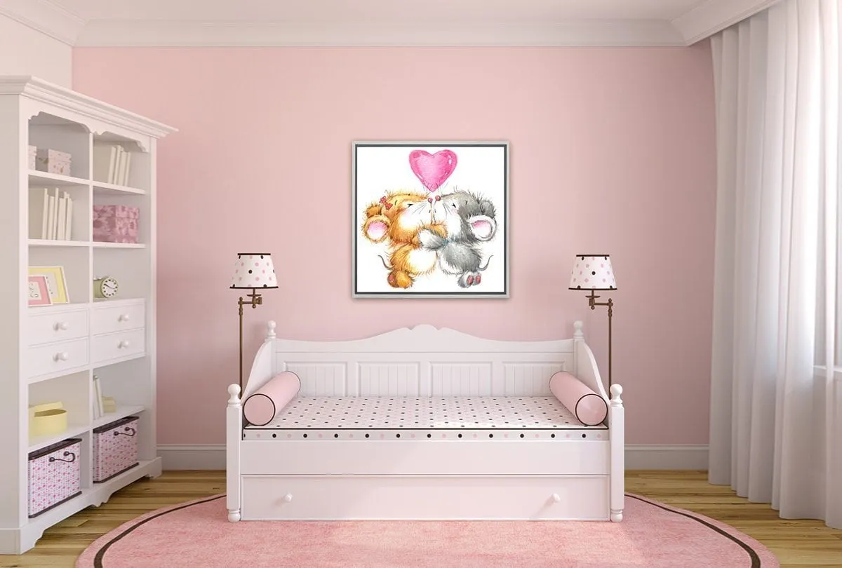 Mouse Love | Canvas Art Print