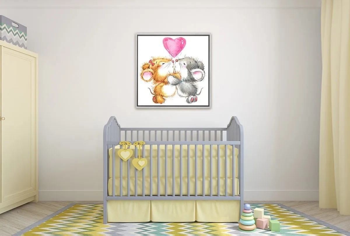 Mouse Love | Canvas Art Print