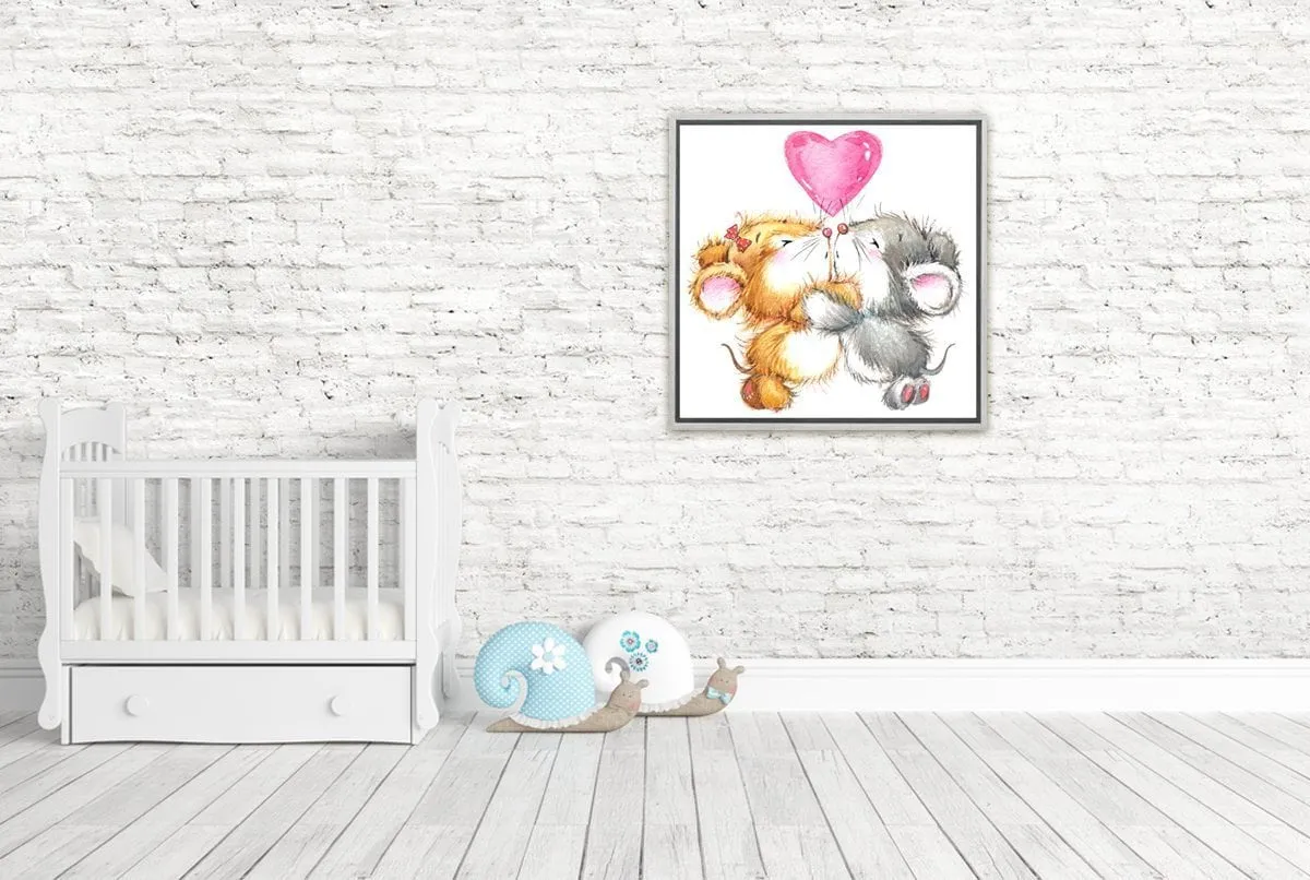 Mouse Love | Canvas Art Print