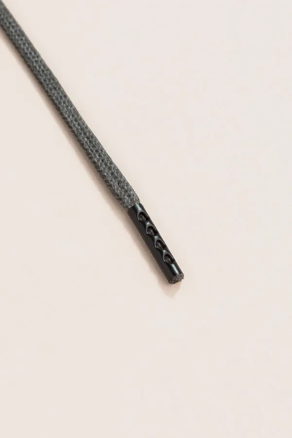 Night Grey | 4 mm Round Waxed Shoelaces