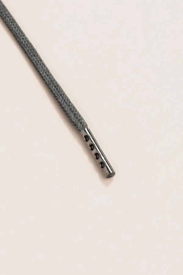 Night Grey | 4 mm Round Waxed Shoelaces