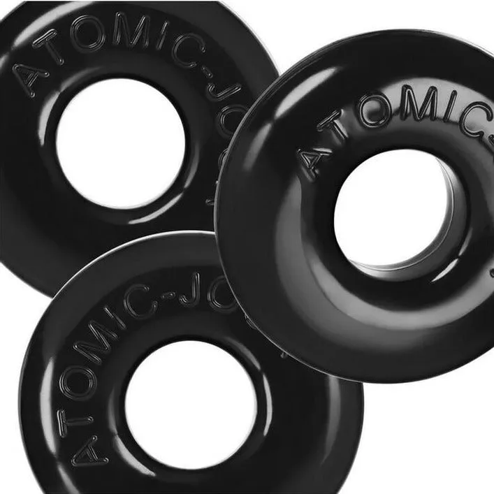 Oxballs Ringer Max Cock Ring Set Black 3 Pieces
