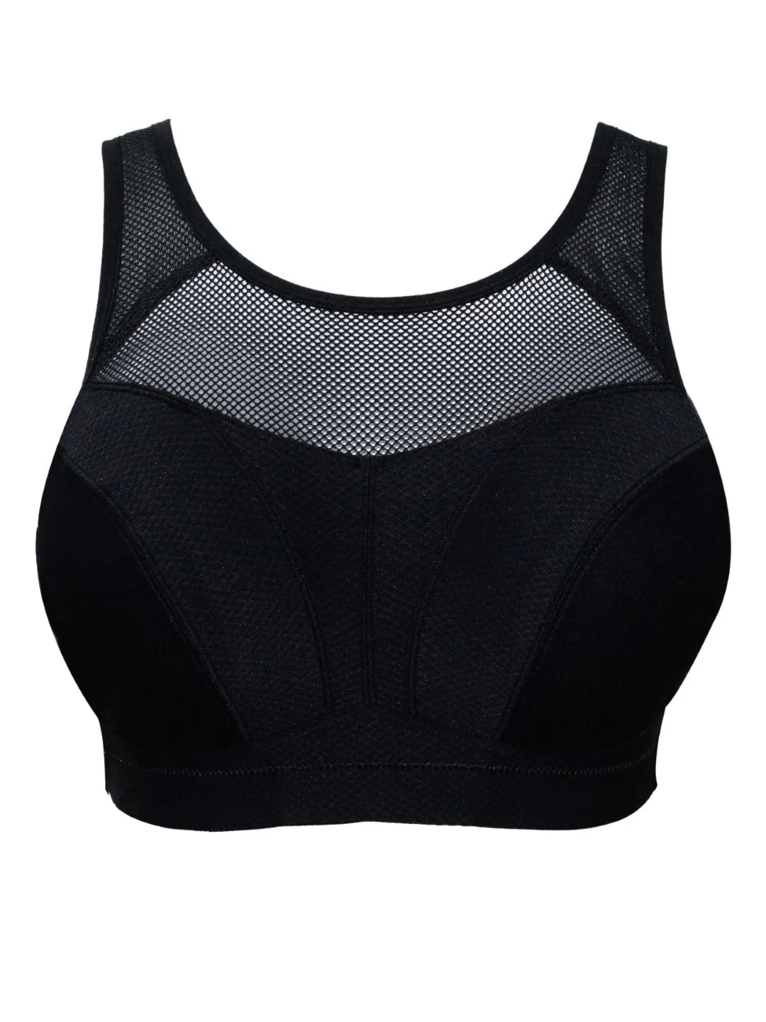 Parfait Active Wireless Unlined Sport Bra - Black - P5542