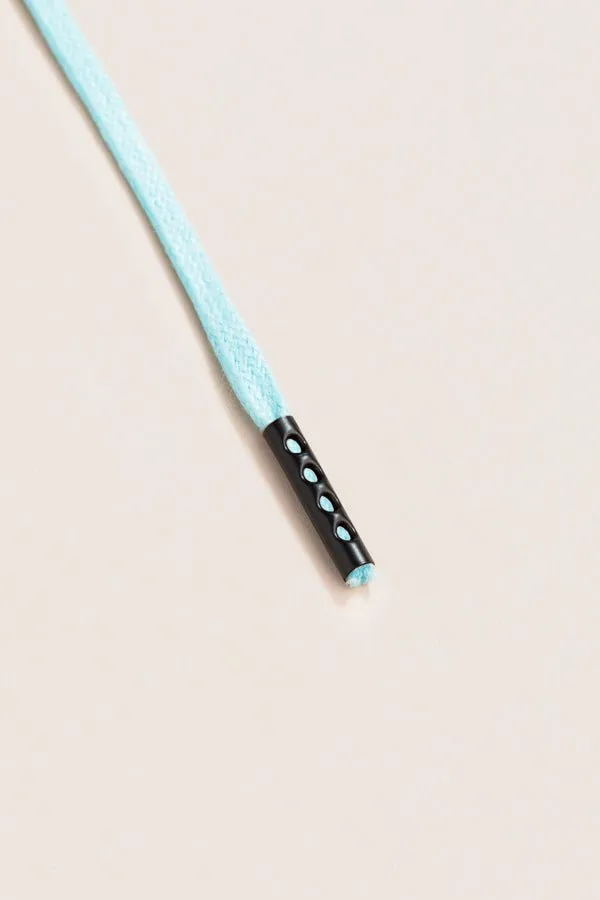 Pastel Blue | 4mm Round Waxed Shoelaces