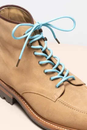 Pastel Blue | 4mm Round Waxed Shoelaces