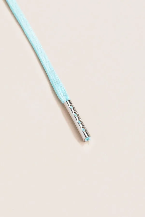 Pastel Blue | 4mm Round Waxed Shoelaces