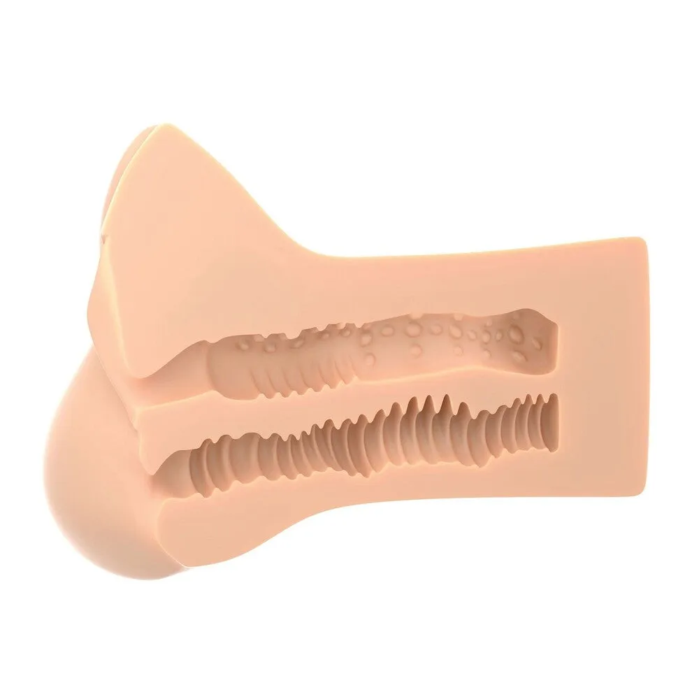 PDX Plus Pick Your Pleasure XL Vagina & Butt Stroker Pink