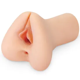 PDX Plus Pick Your Pleasure XL Vagina & Butt Stroker Pink