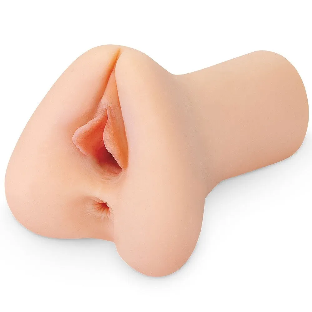 PDX Plus Pick Your Pleasure XL Vagina & Butt Stroker Pink