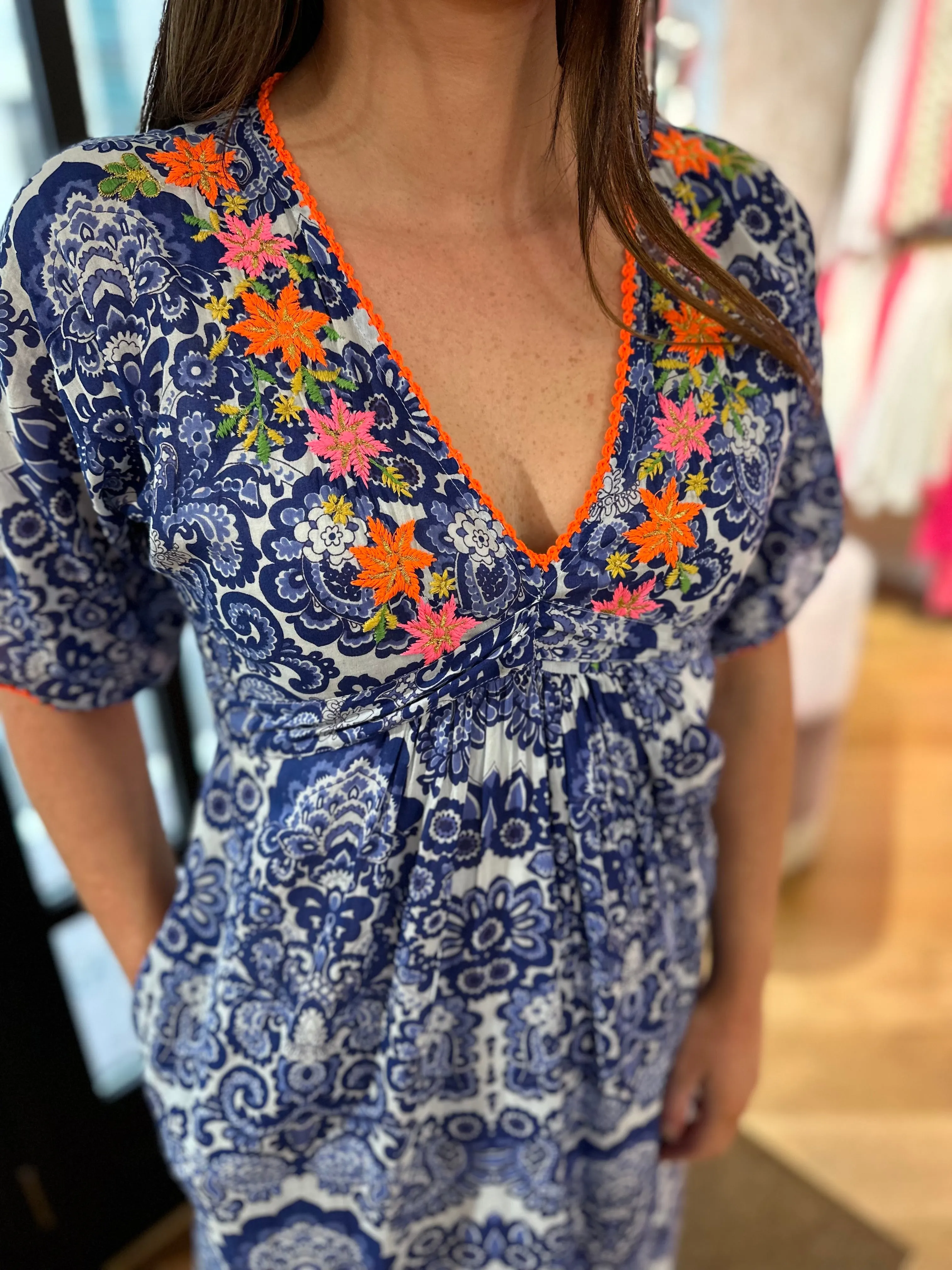 Place Du Soleil 427 Blue Dress