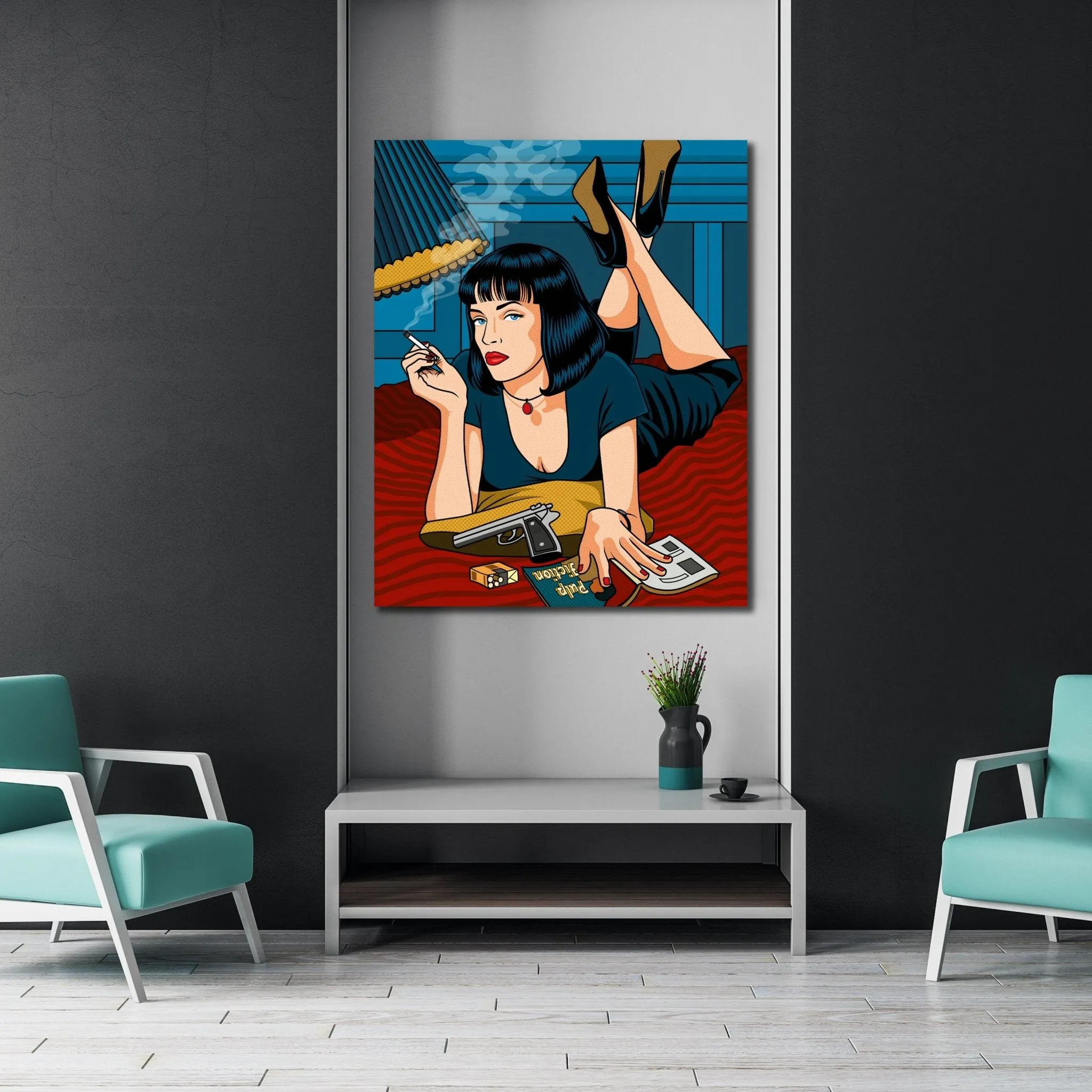 Pulp Fiction Pop Art Canvas