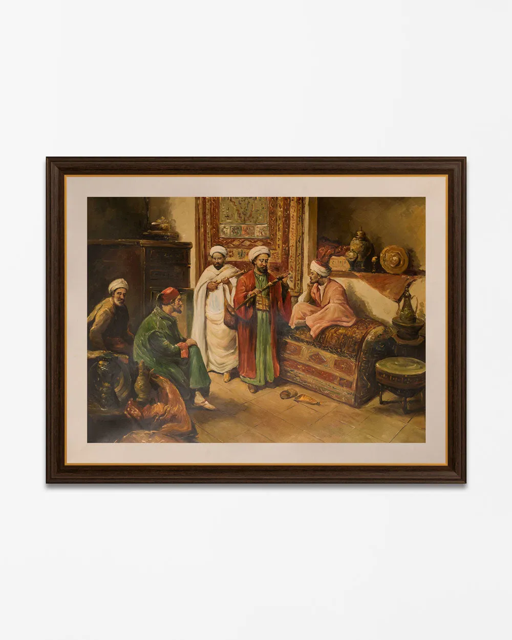 "At The Bazaar" Handmade Oil Painting 36"x 48"