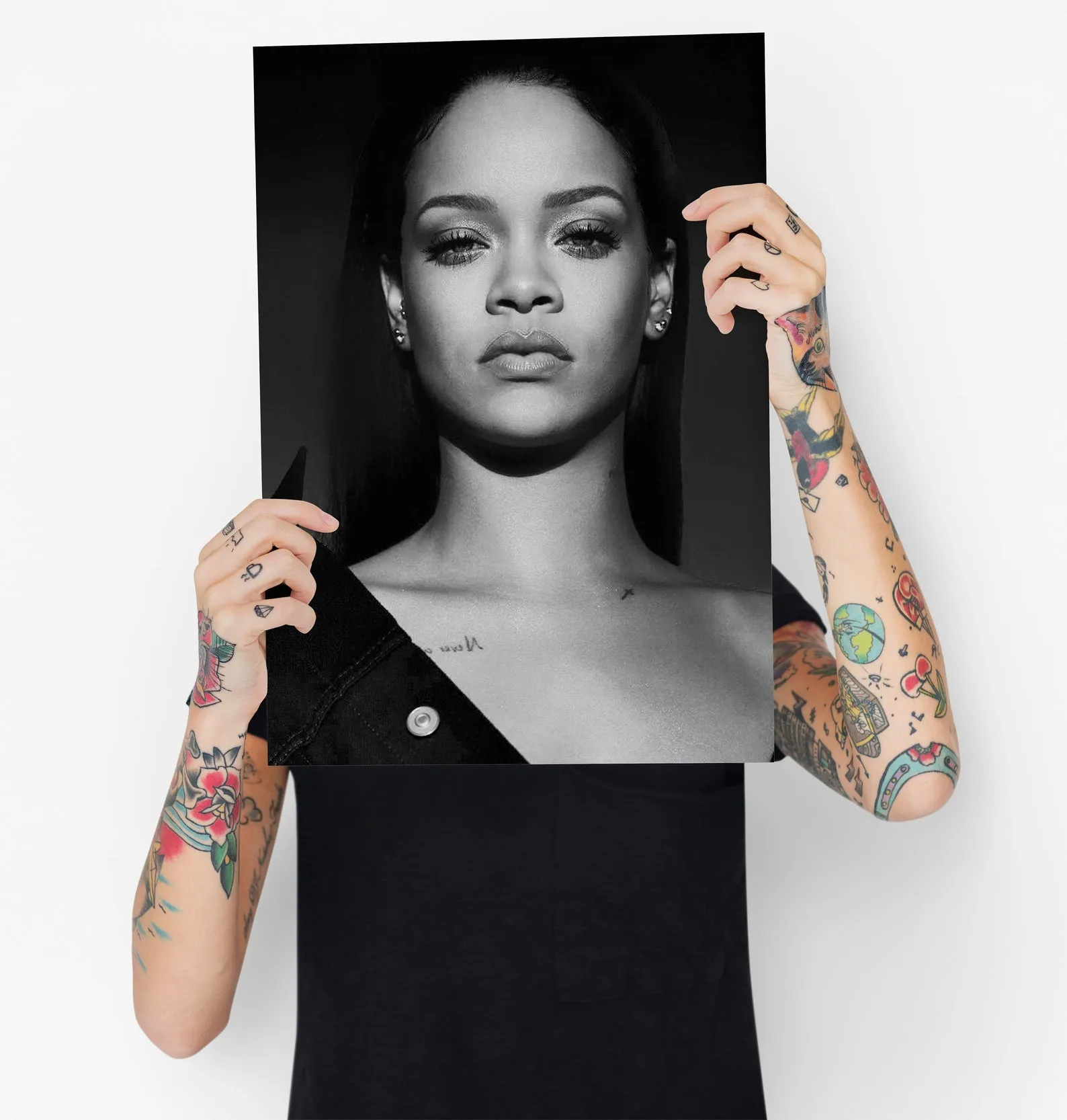 Rihanna Custom Poster, Music Canvas Rolls, Custom Canvas, Home decor, Wall Hanging, Singer Rihanna Poster, Rihanna Art