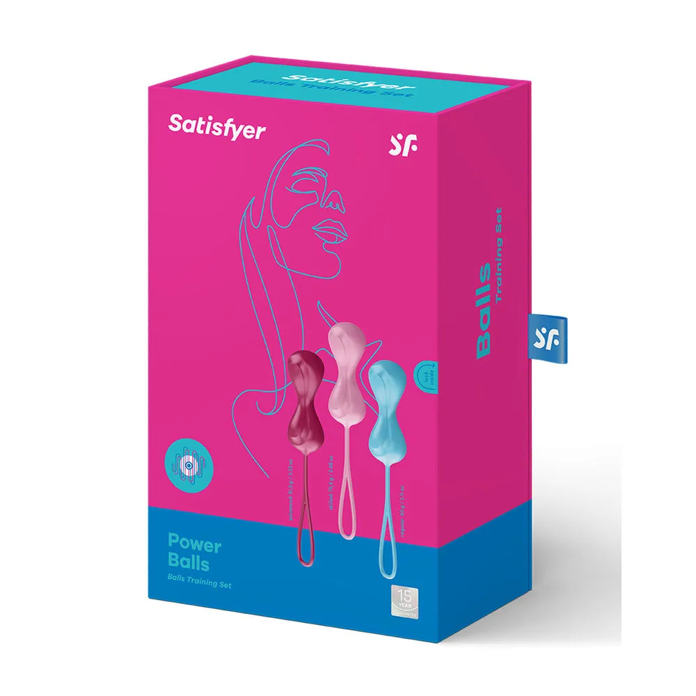Satisfyer Set Of Orgasm Balls With Moving Inner Balls 3 Pieces