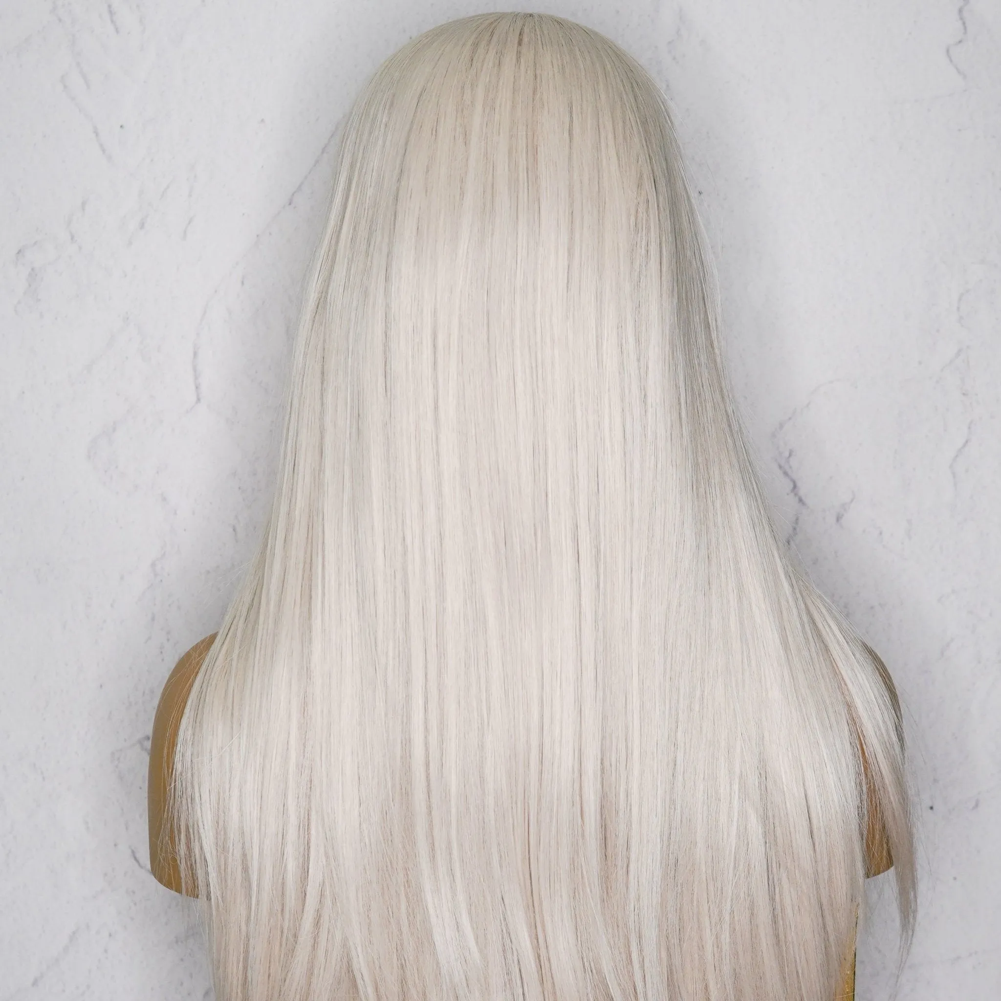 SLOAN Silver White Blonde Lace Front Wig