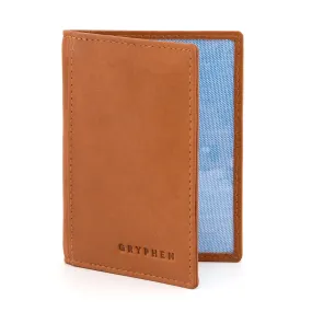 Tan Leather Oyster Card Holder By Gryphen