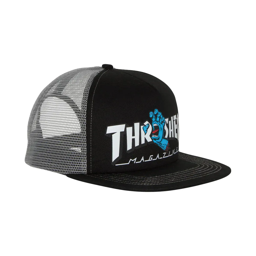 Thrasher Screaming Logo Trucker X Santa Cruz Hat