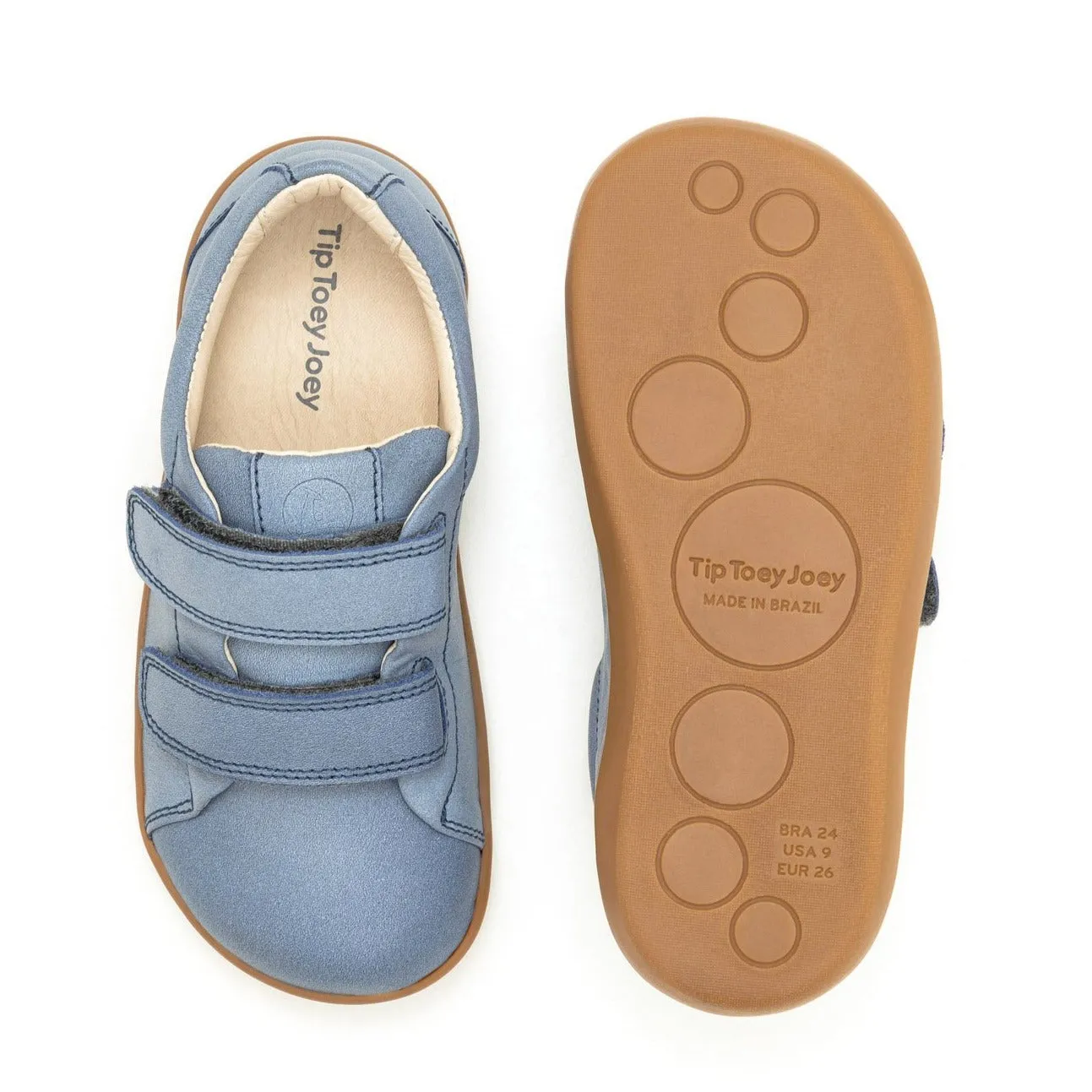 Tip Toey Joey Boy's and Girl's Little Rush Sneakers, Deep Ocean