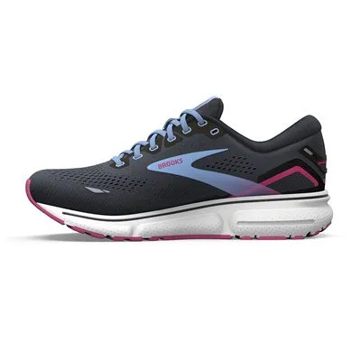 Women's Brooks Ghost 15 (Ebony/Open Air/Lilac Rose)