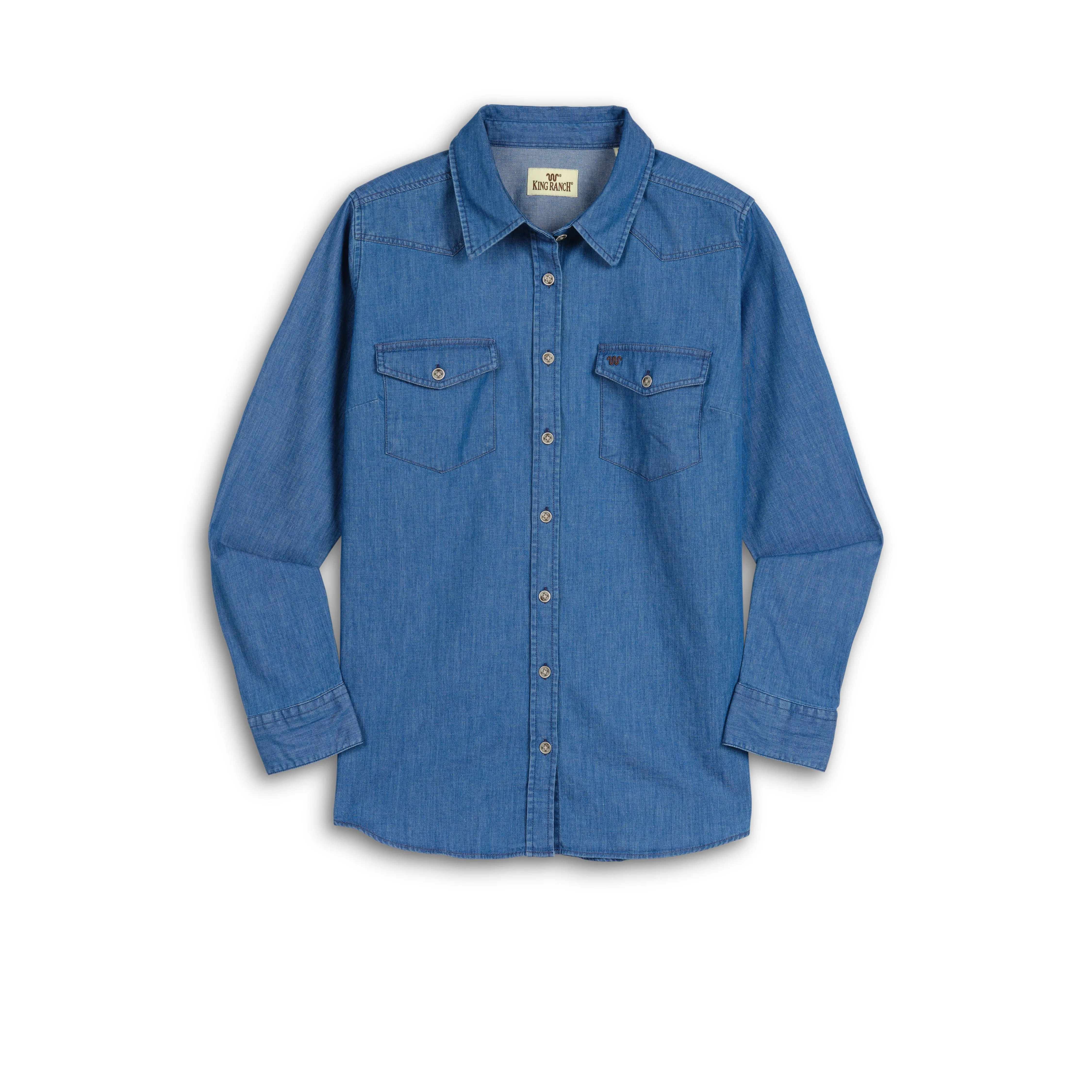 Women's Classic Western Solid Button Down