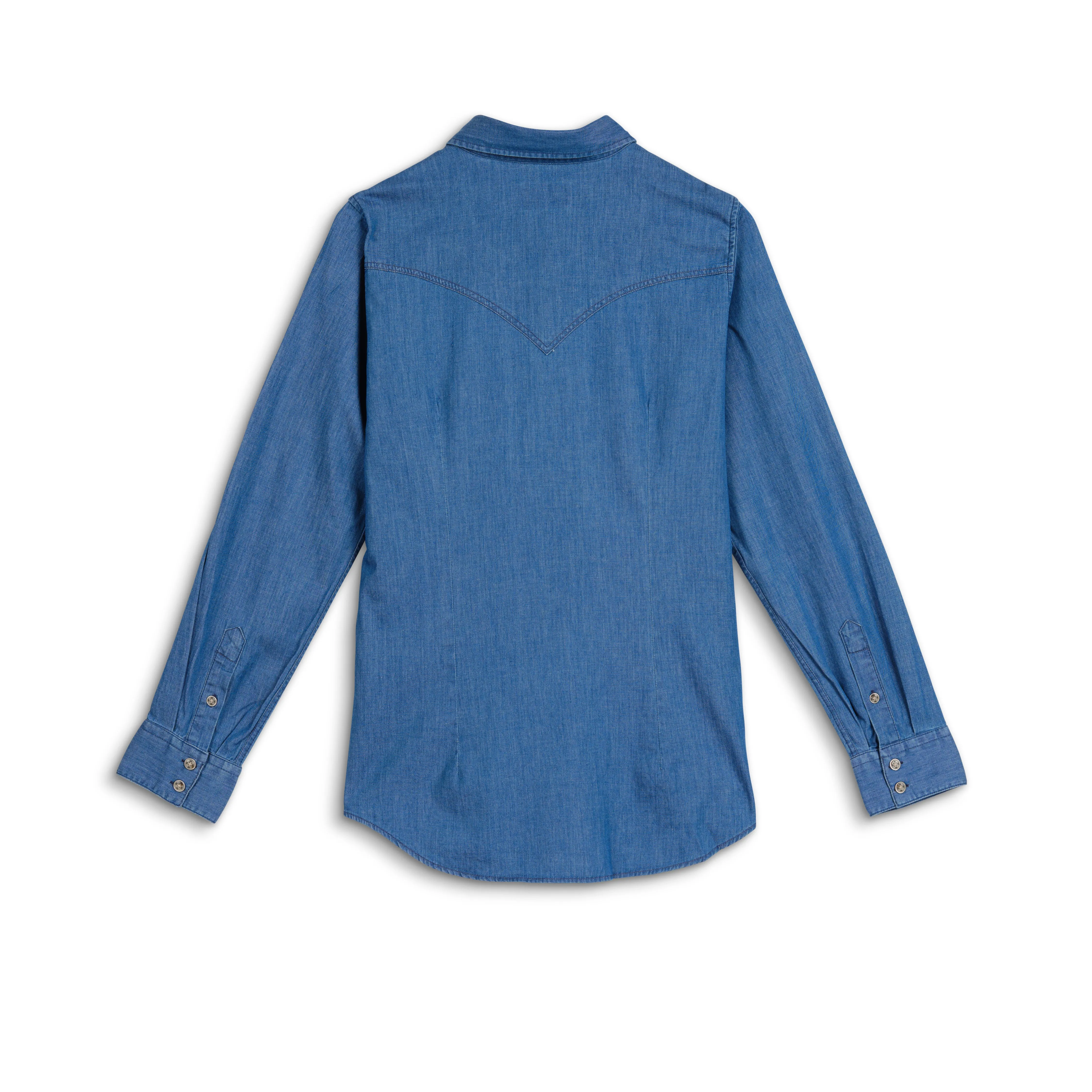 Women's Classic Western Solid Button Down