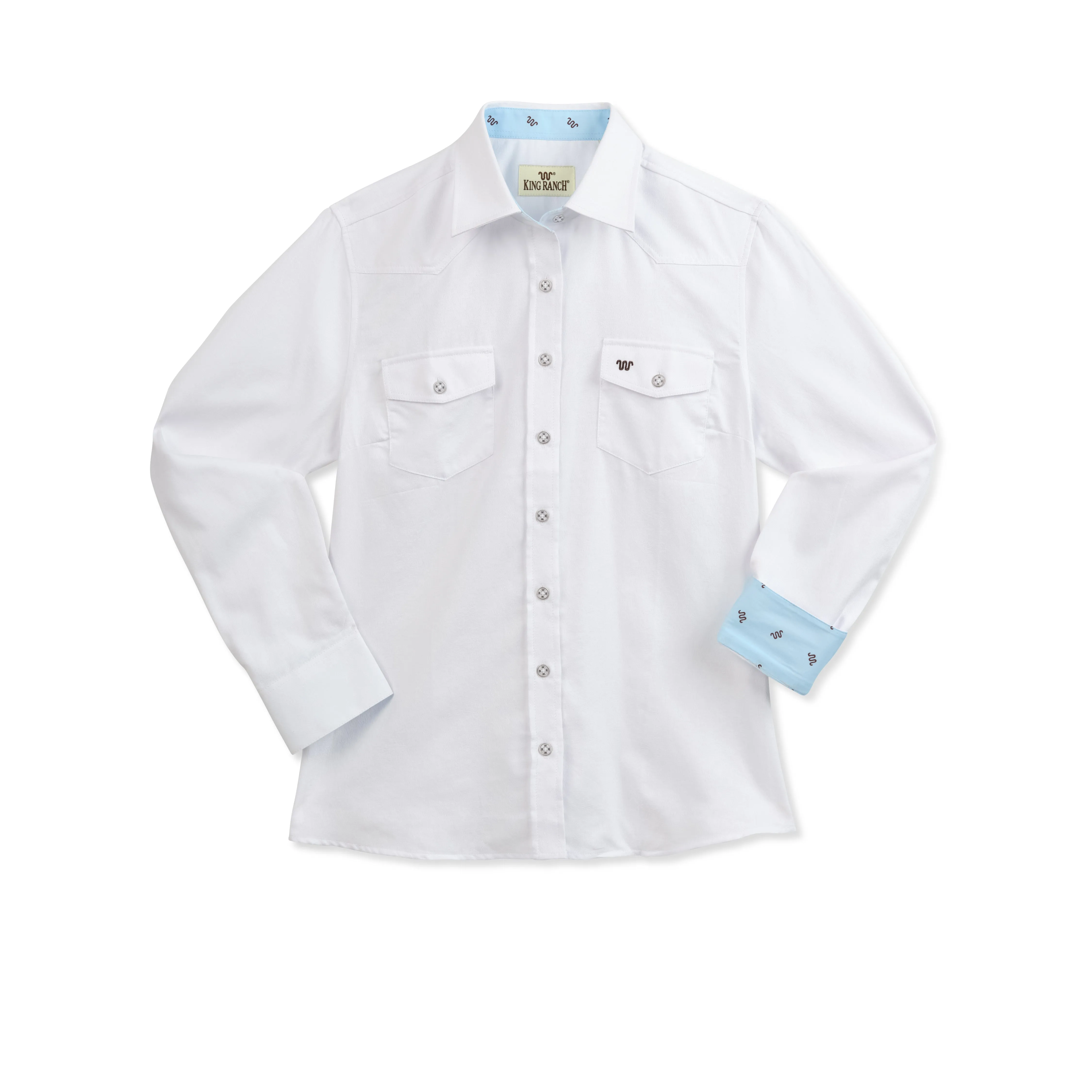Women's Classic Western Solid Button Down